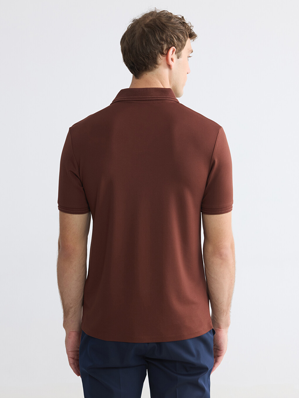 Polo Collar Men's T-Shirt-5