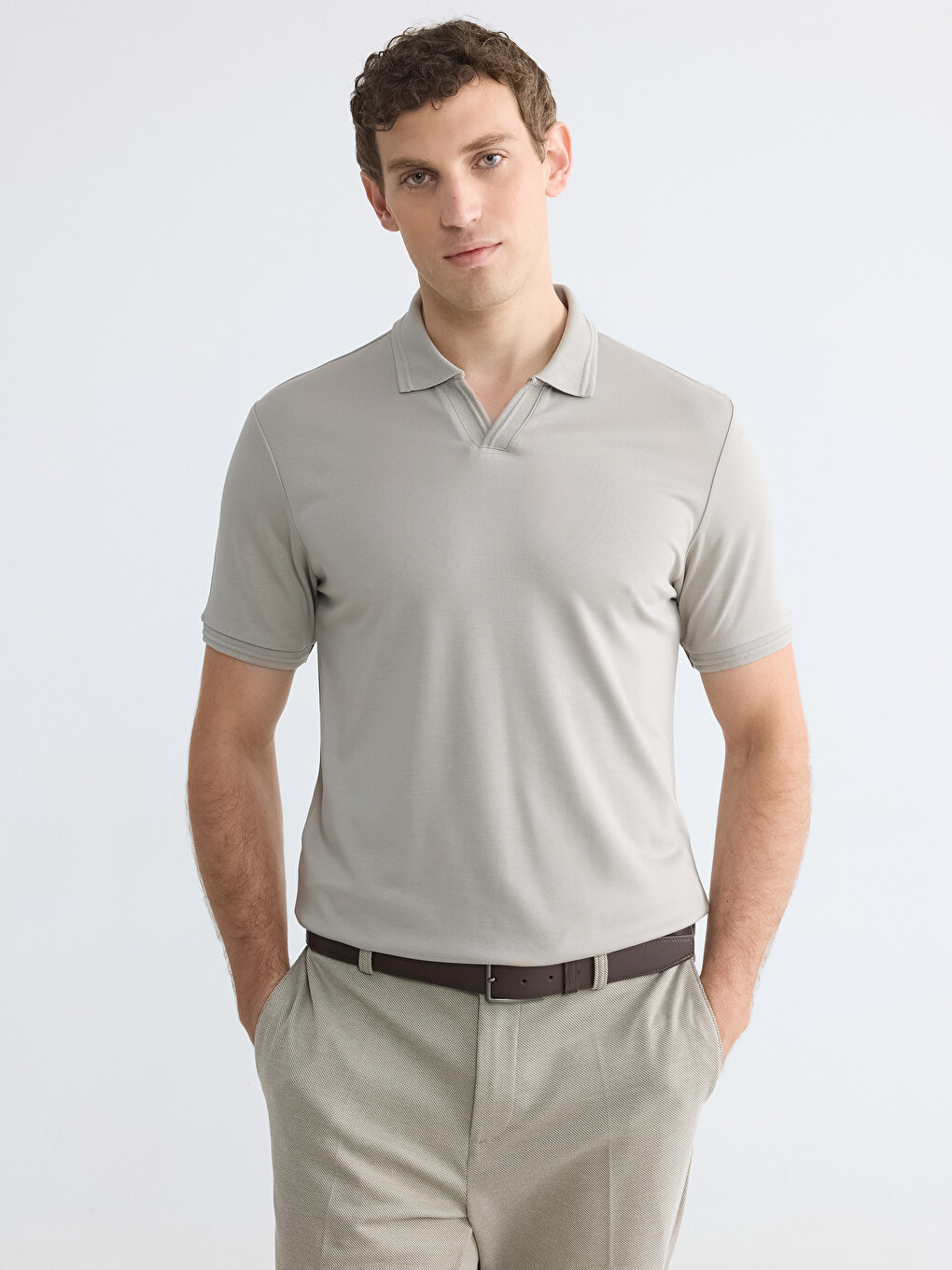 Polo Collar Men's T-Shirt
