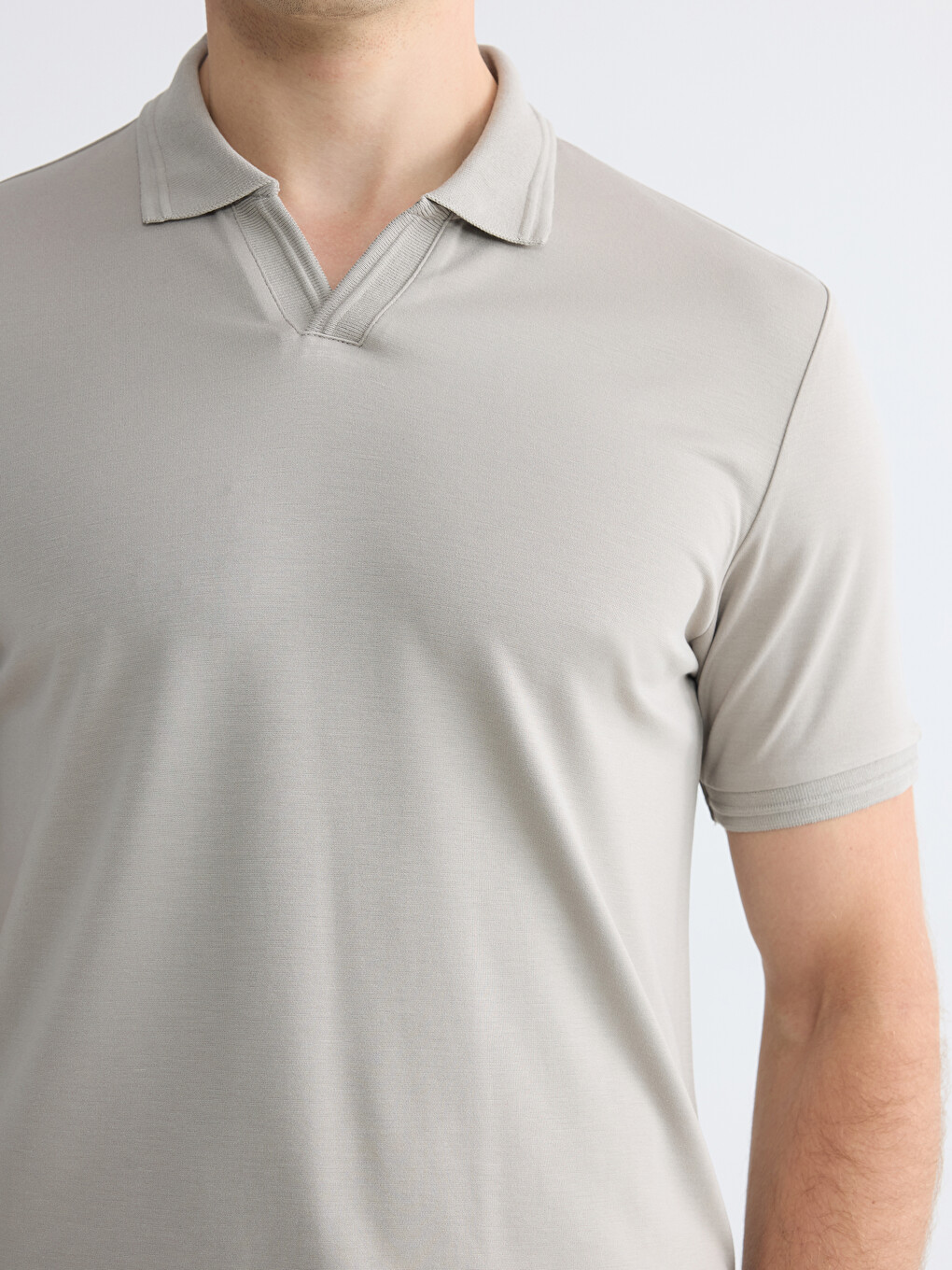 Polo Collar Men's T-Shirt-2