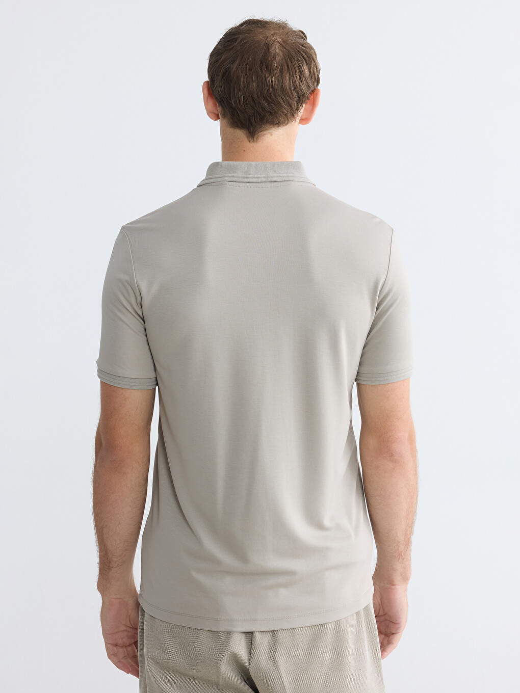 Polo Collar Men's T-Shirt-3