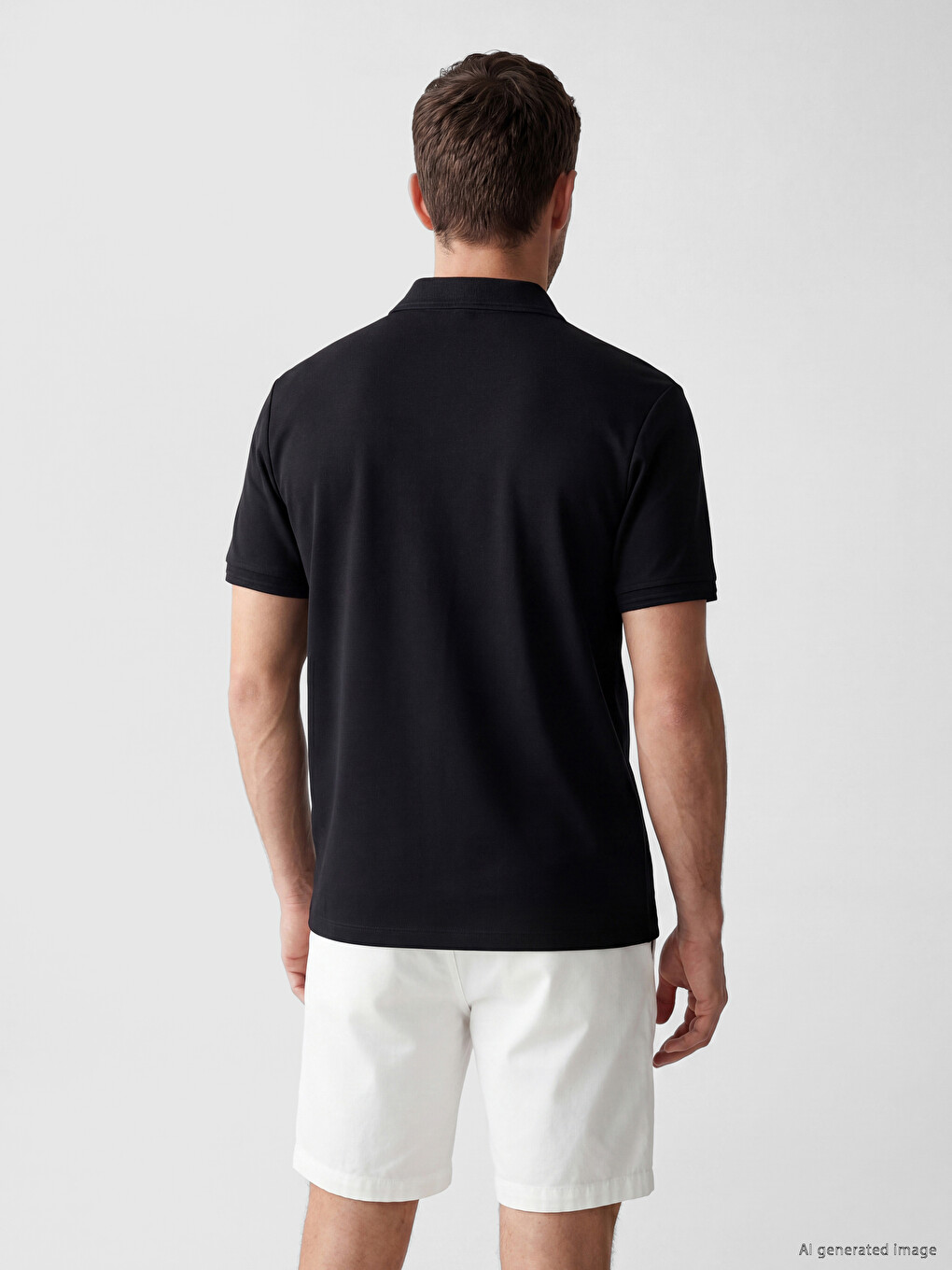 Polo Collar Men's T-Shirt-2