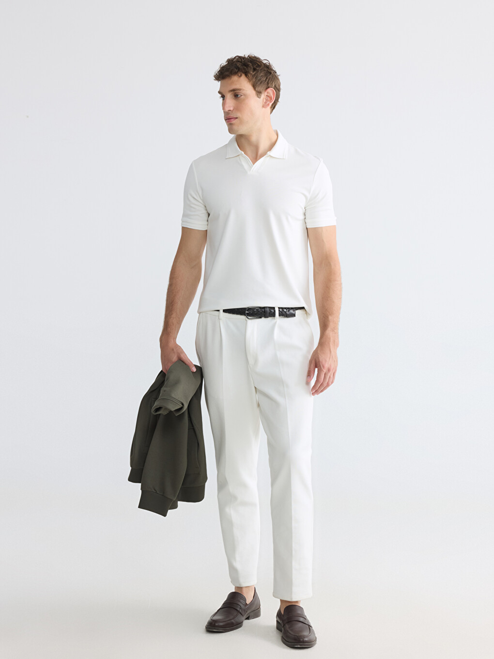 Polo Collar Men's T-Shirt-3