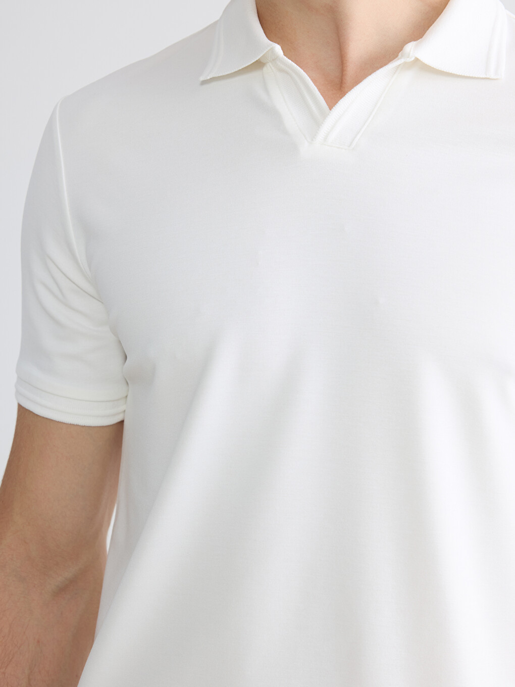 Polo Collar Men's T-Shirt-4