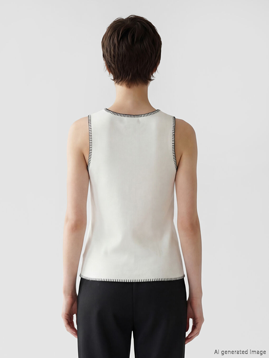 U Neck Women's Tank Top-3
