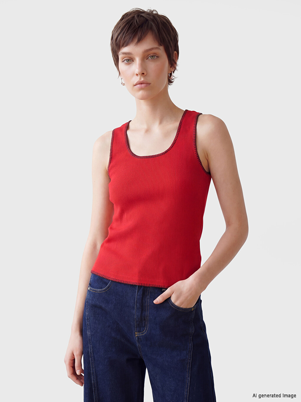 U Neck Women's Tank Top