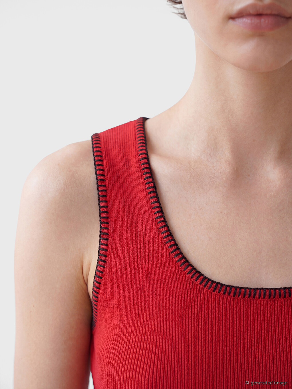 U Neck Women's Tank Top-3