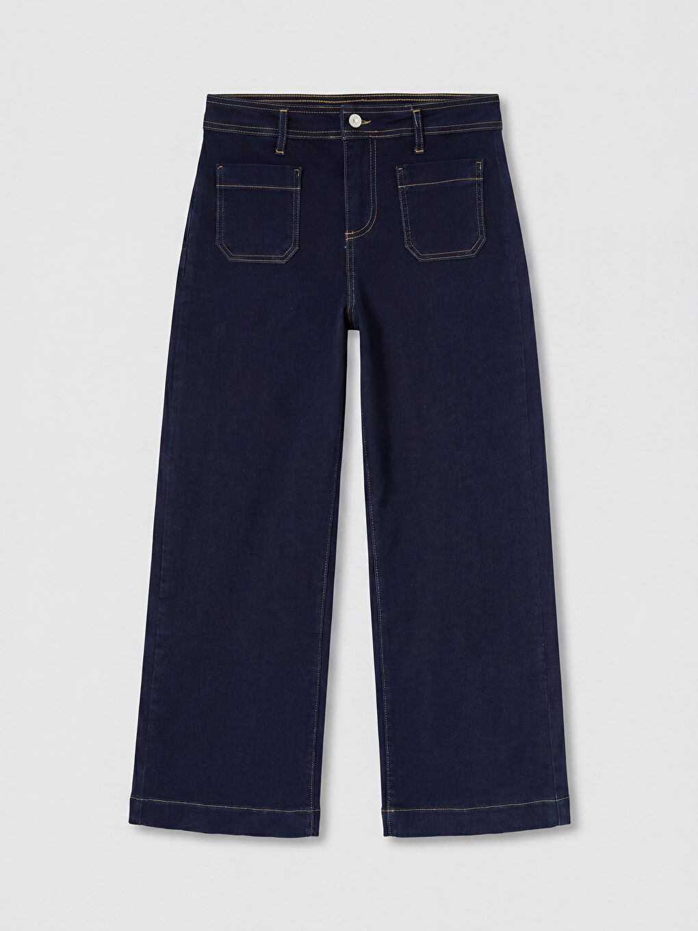İndigo Straigt Fit Kadın Jean Pantolon