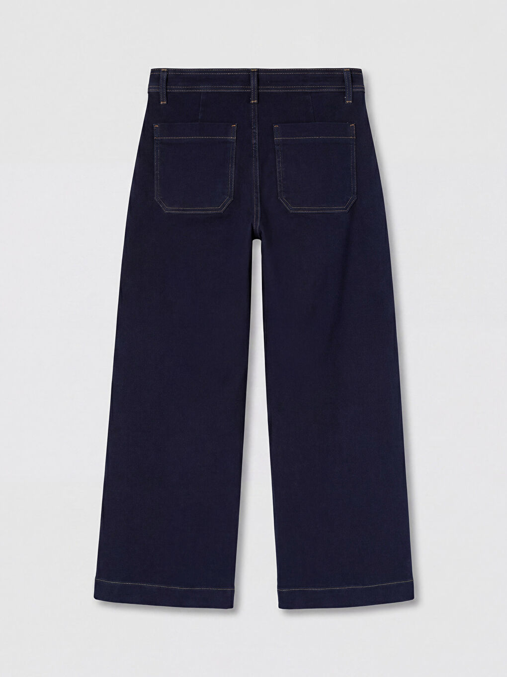 İndigo Straigt Fit Kadın Jean Pantolon-1