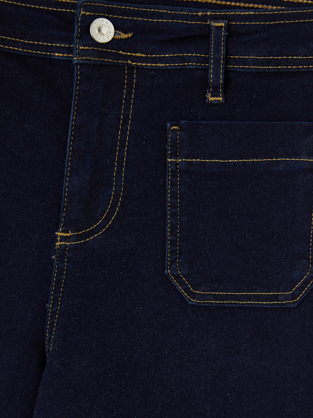 İndigo Straigt Fit Kadın Jean Pantolon-2