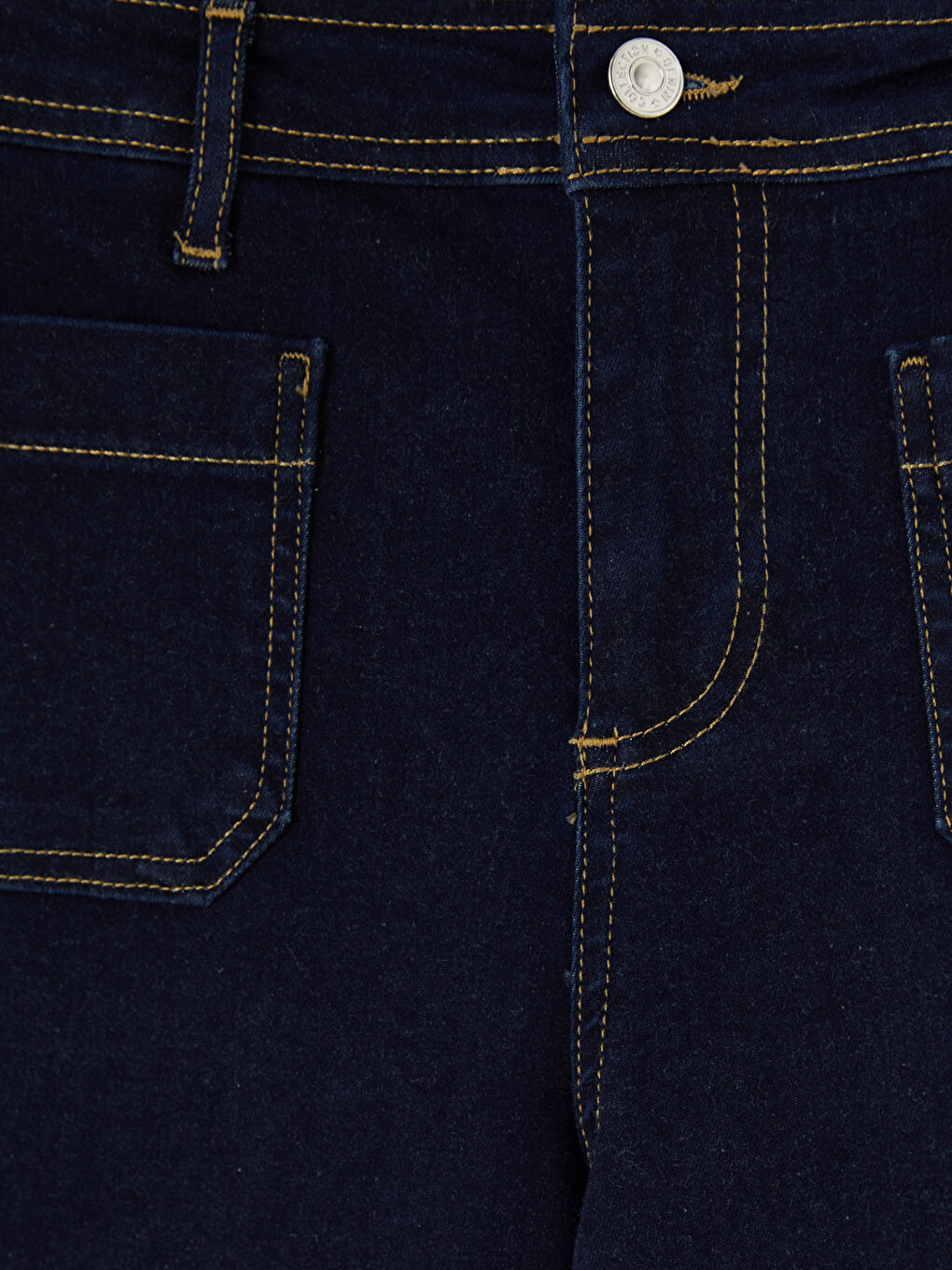 İndigo Straigt Fit Kadın Jean Pantolon-3