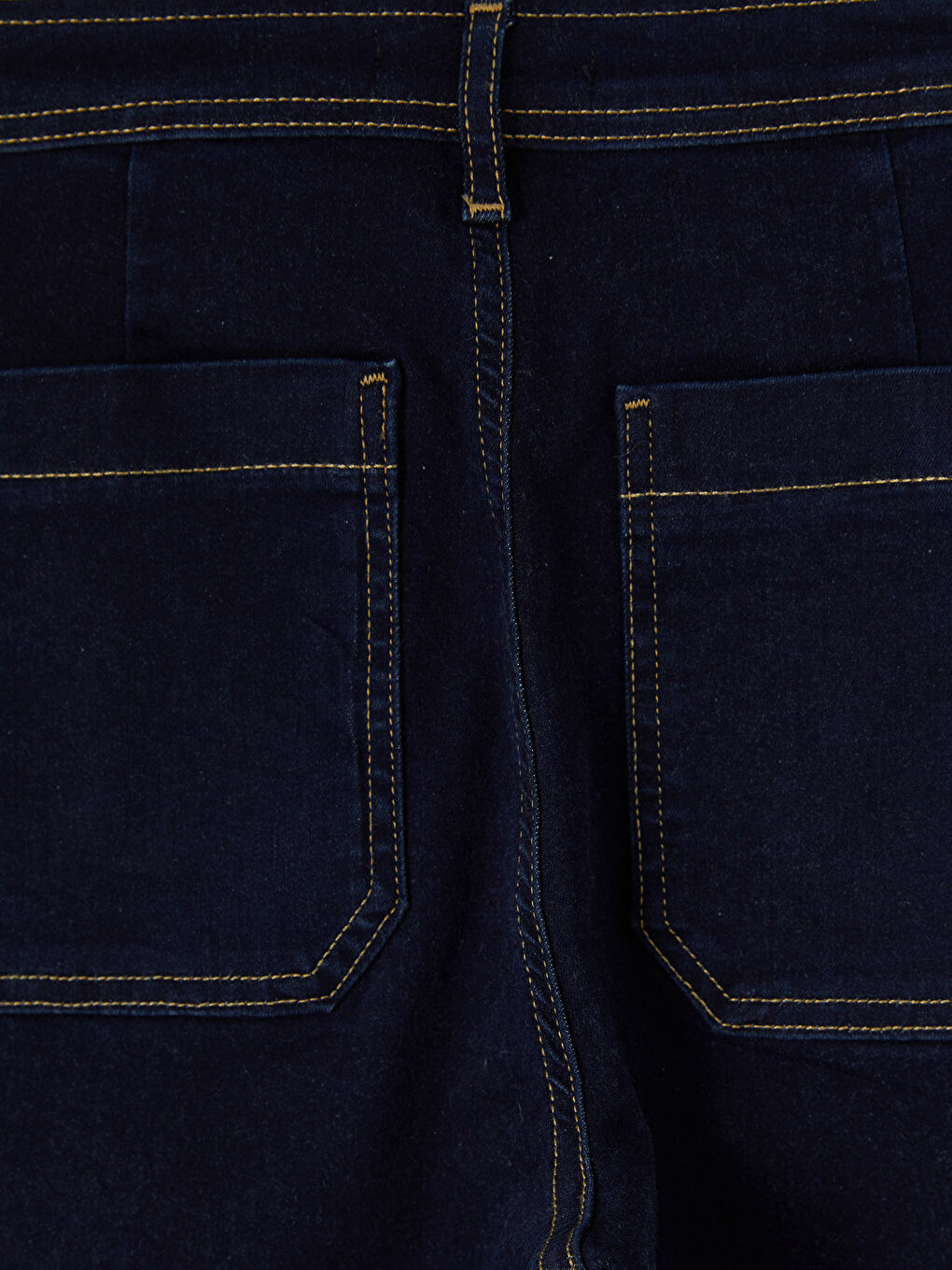 İndigo Straigt Fit Kadın Jean Pantolon-4