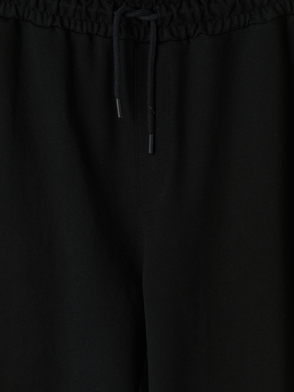 Siyah Standart Kalıp Erkek Jogger Pantolon-2