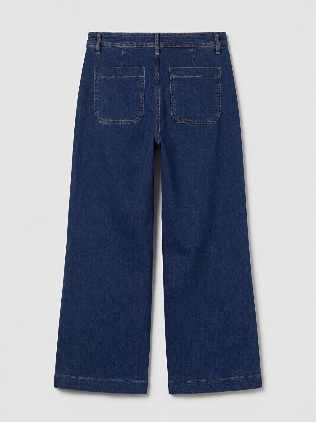 İndigo Wideleg Kadın Jean Pantolon-1