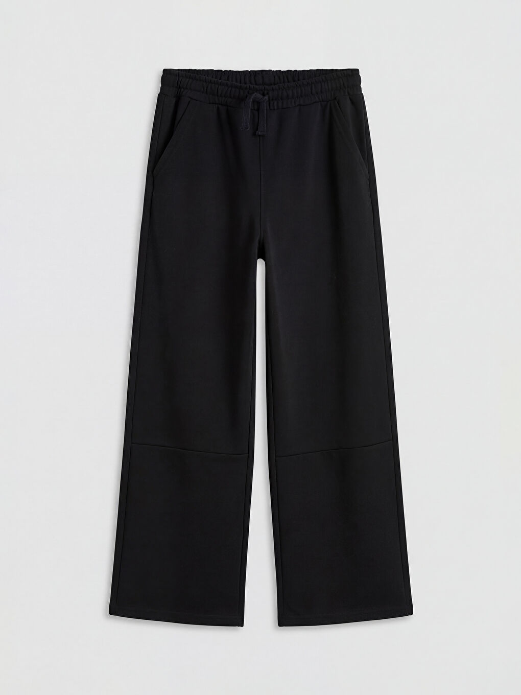 Siyah Geniş Paça Erkek Çocuk Eşofman Altı