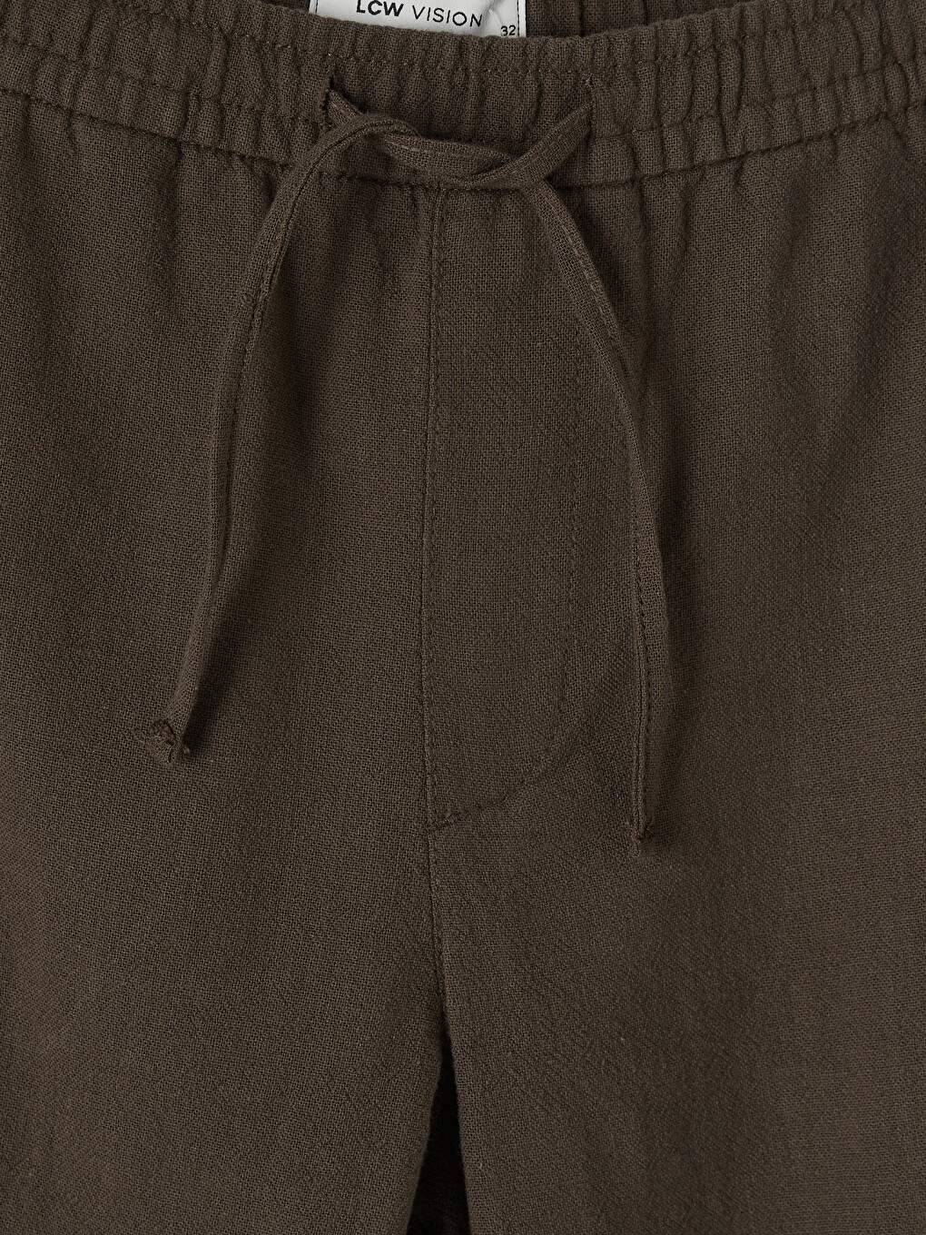 Kahverengi Regular Fit Armürlü Erkek Pantolon-1
