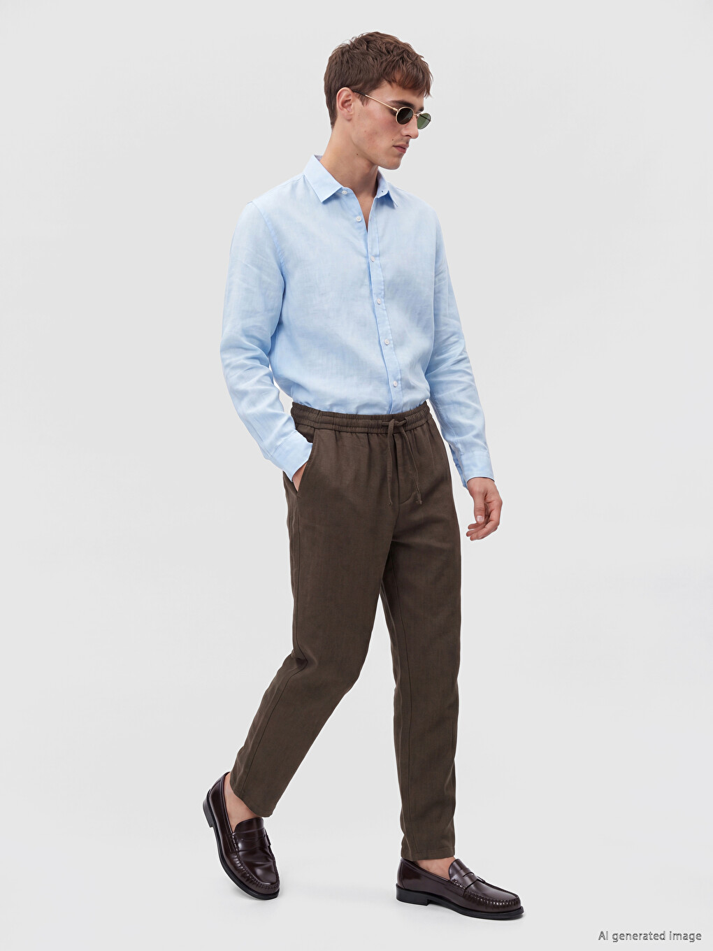 Regular Fit Dobi Muške Pantalone-1