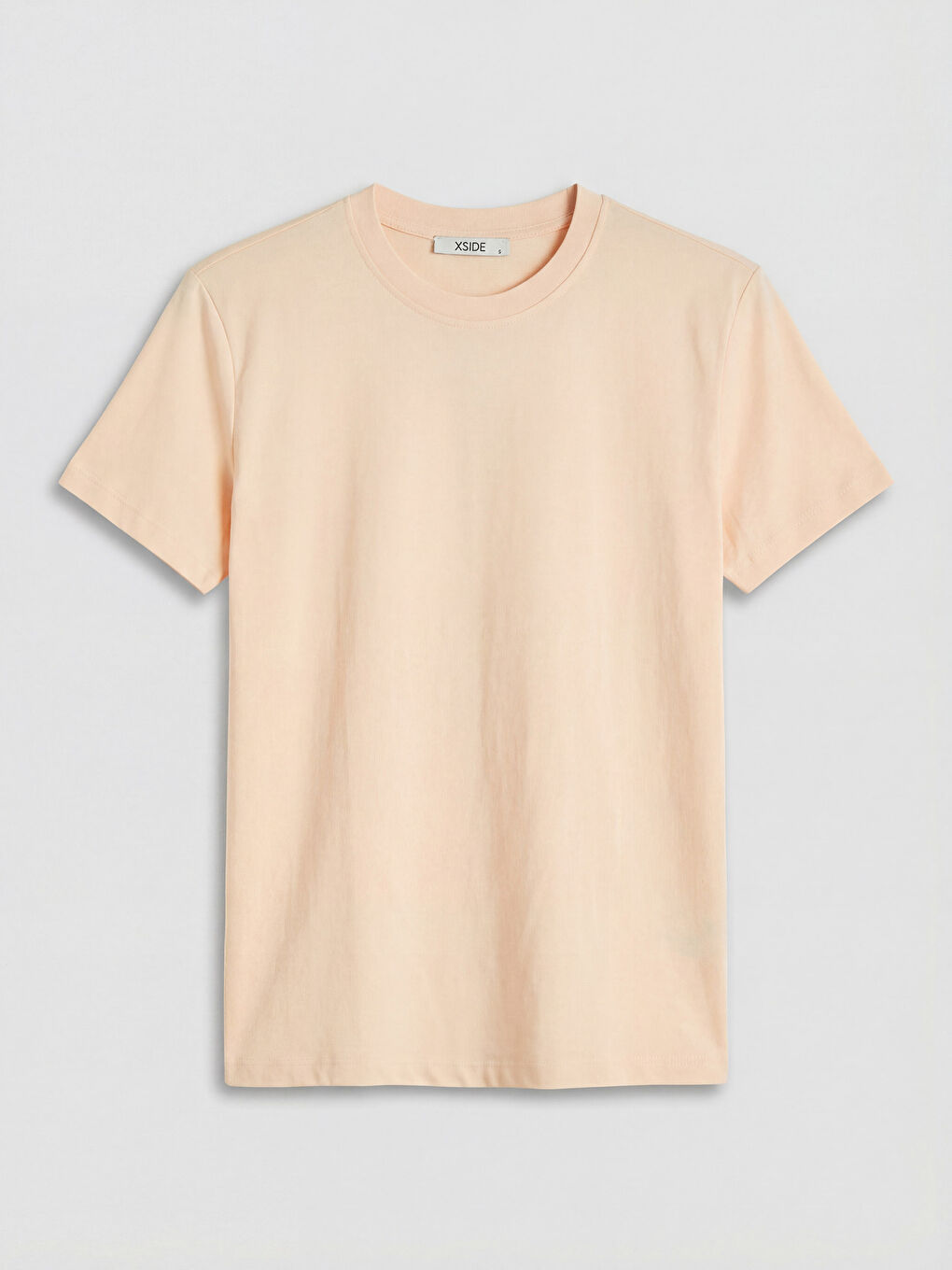 Turuncu Bisiklet Yaka Kadın Tişört