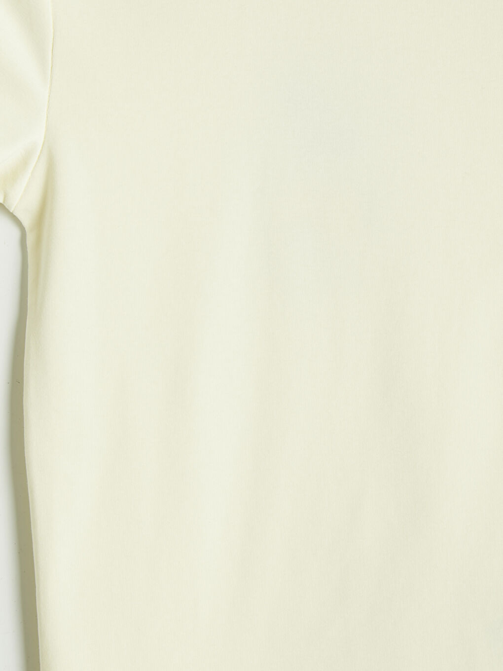 Sarı Bisiklet Yaka Kadın Tişört-6