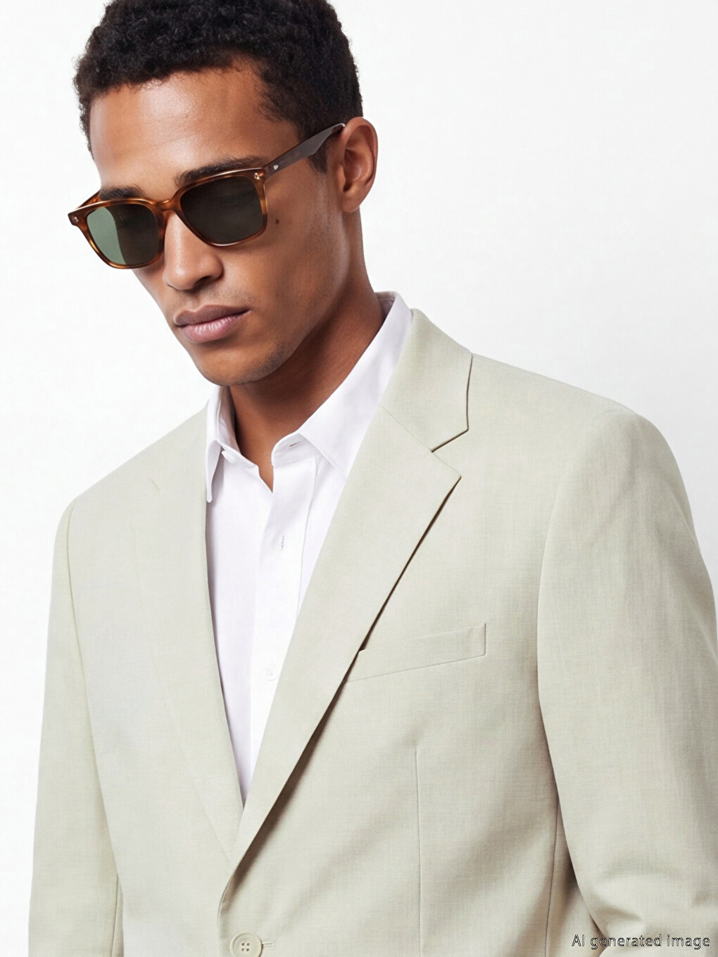 Kahverengi Regular Fit Erkek Blazer Ceket-1