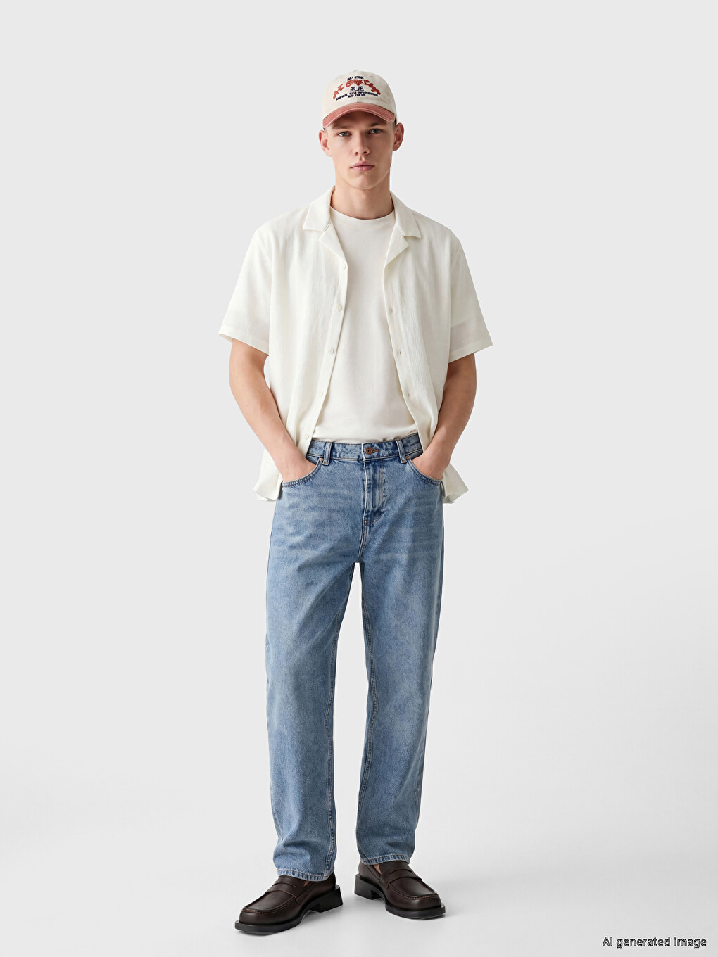 Relax Fit Resort Collar Men's Shirt-1