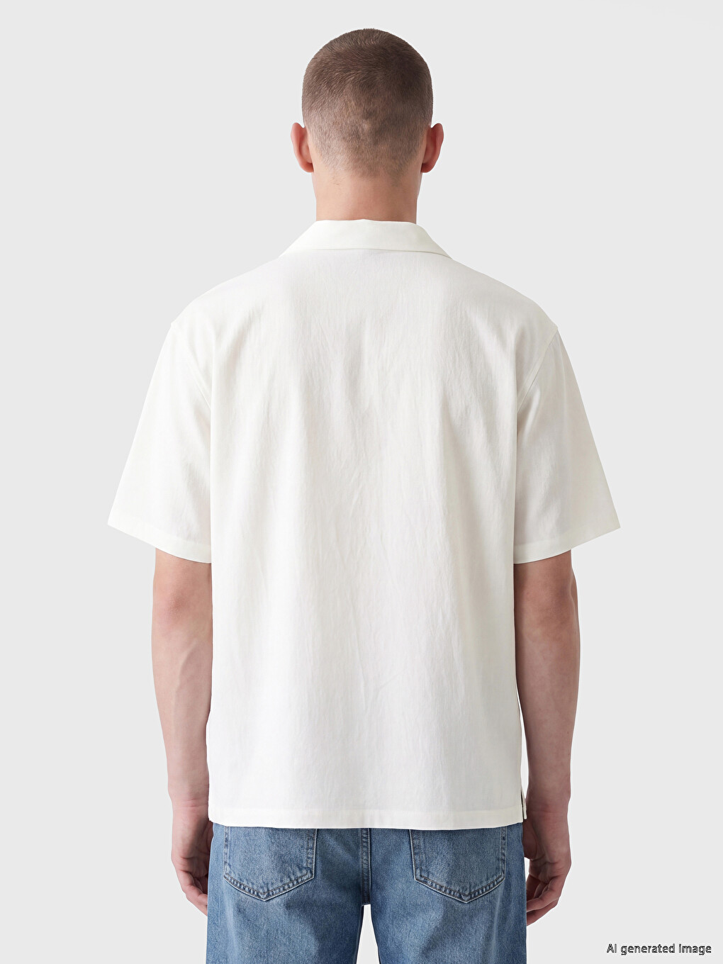 Relax Fit Resort Collar Men's Shirt-3