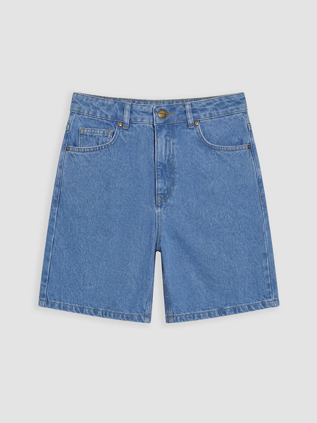 Mavi Regular Fit Kadın Jean Şort-5