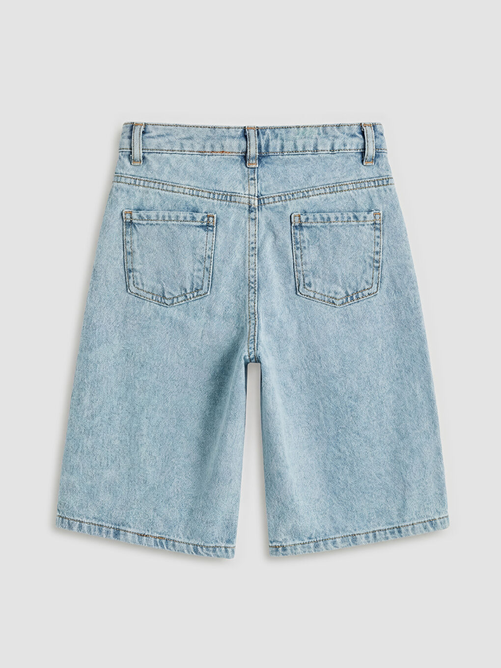 Mavi Kız Çocuk Jean Şortolon-1