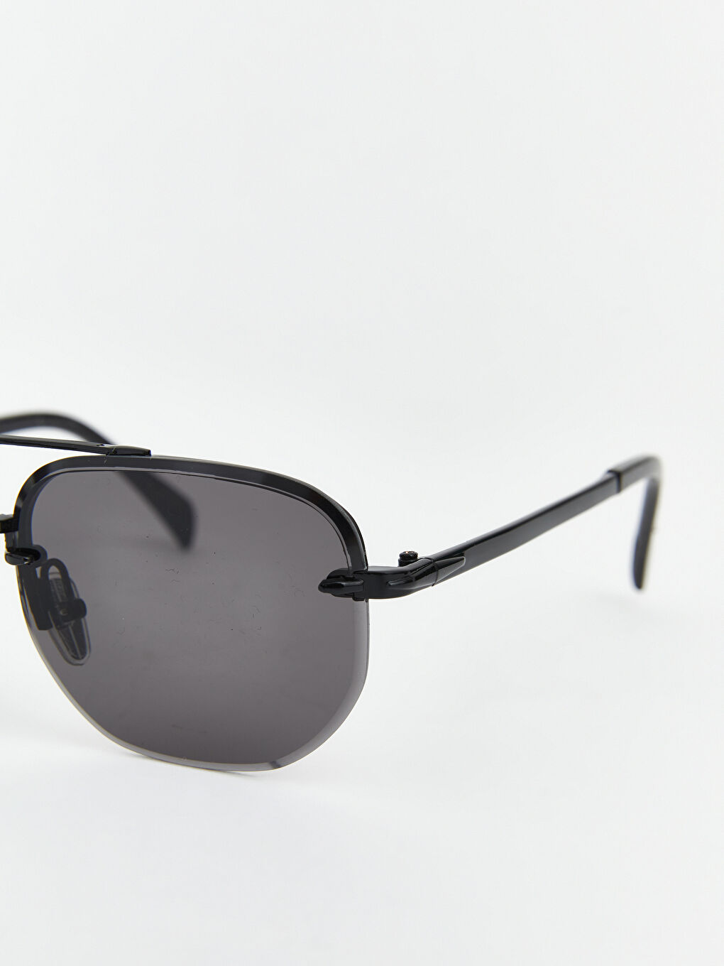 Siyah Renkli Camlı Erkek Güneş Gözlüğü-3