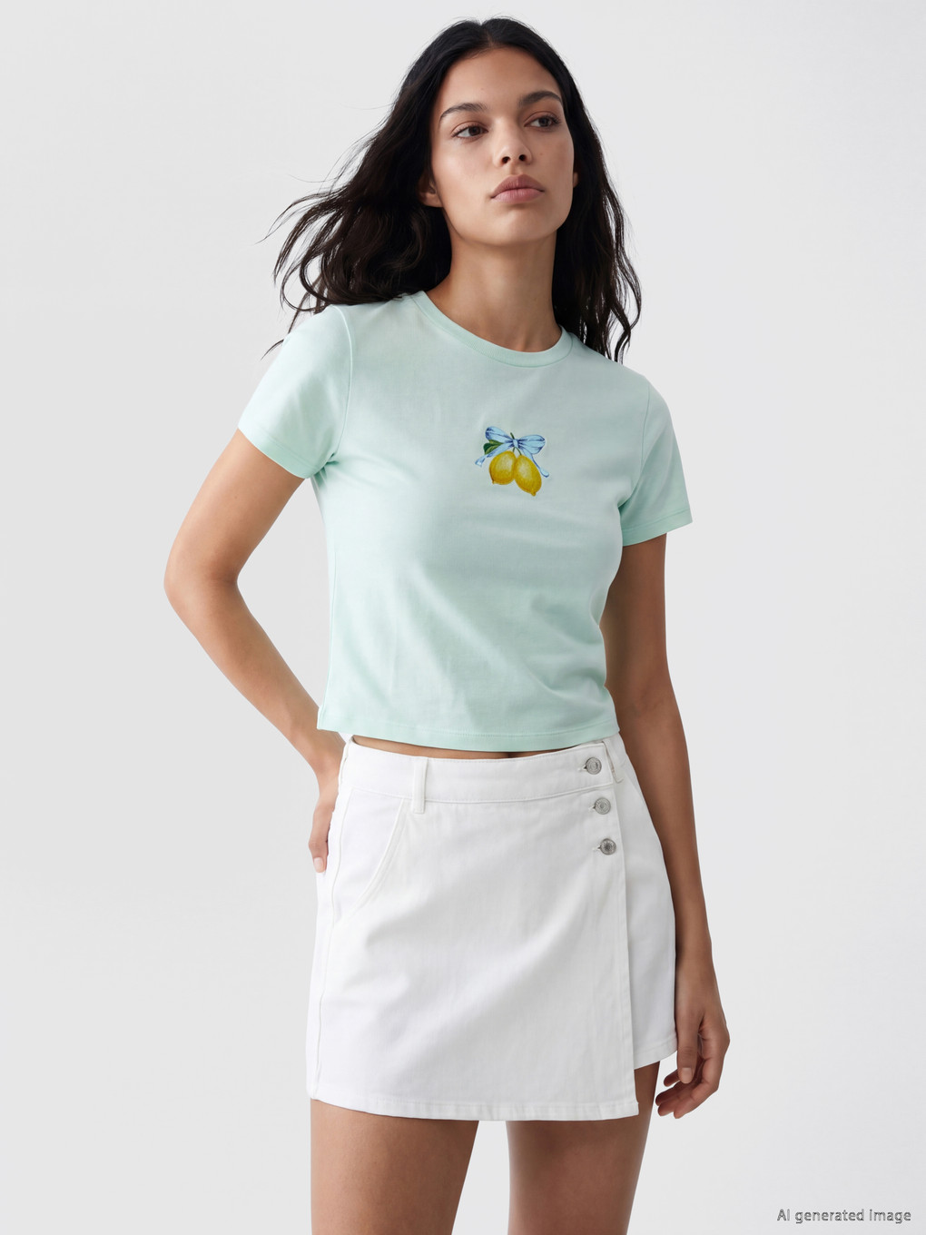 Printed 100% Cotton Women's T-shirt