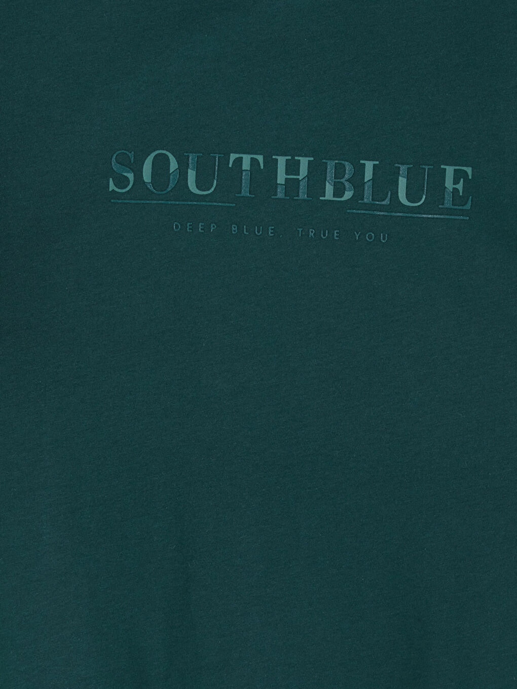 Yeşil Bisiklet Yaka Baskılı Erkek Tişört-2