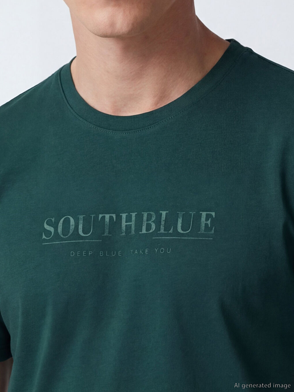 Crew Neck Printed Men's T-Shirt-2