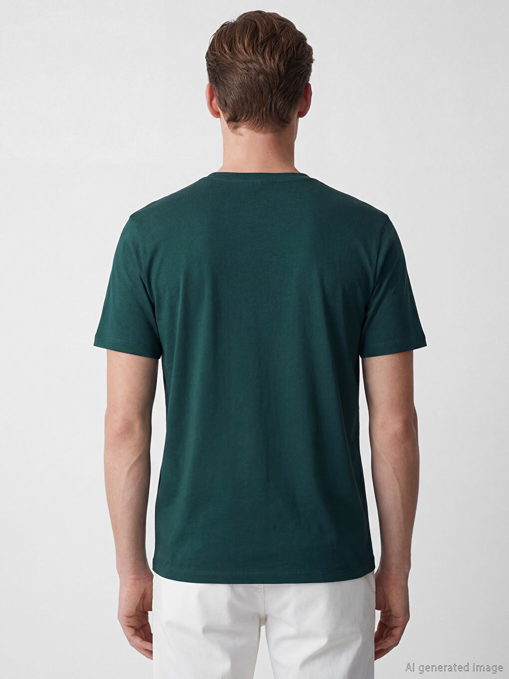 Crew Neck Printed Men's T-Shirt-3