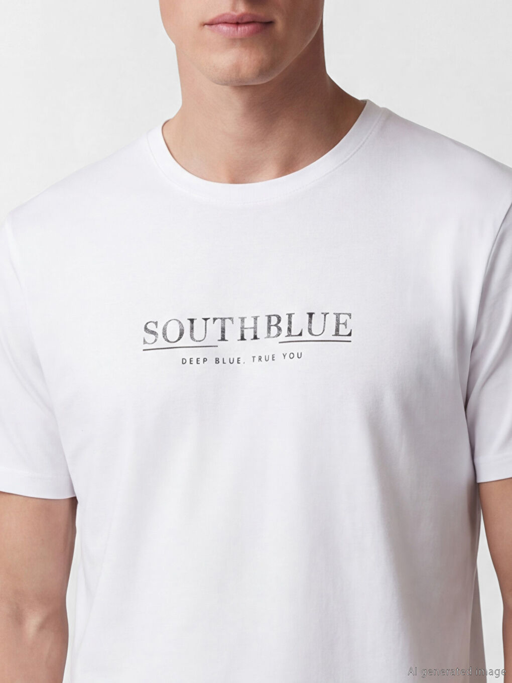 Crew Neck Printed Men's T-Shirt-2