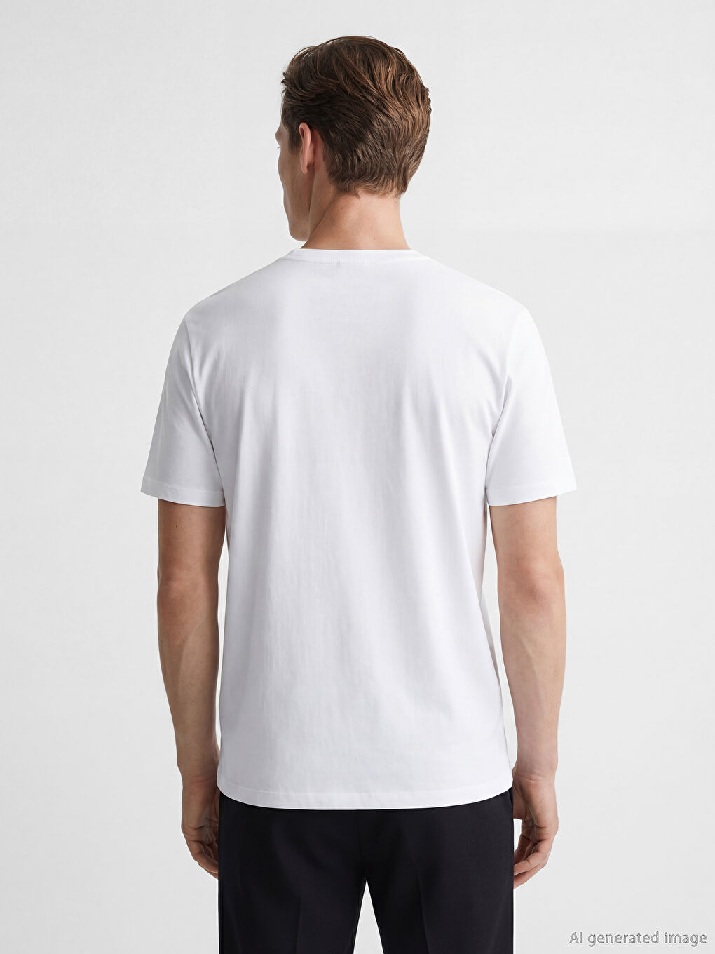 Crew Neck Printed Men's T-Shirt-3