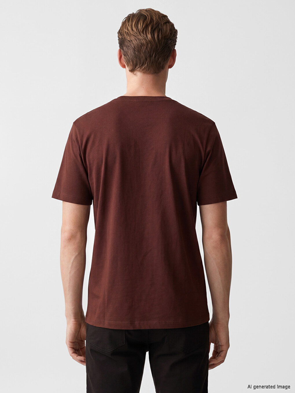 Crew Neck Printed Men's T-Shirt-3