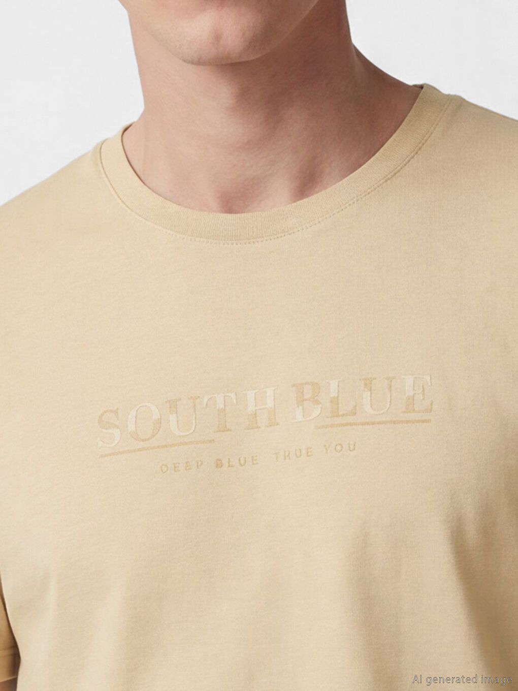 Crew Neck Printed Men's T-Shirt-2