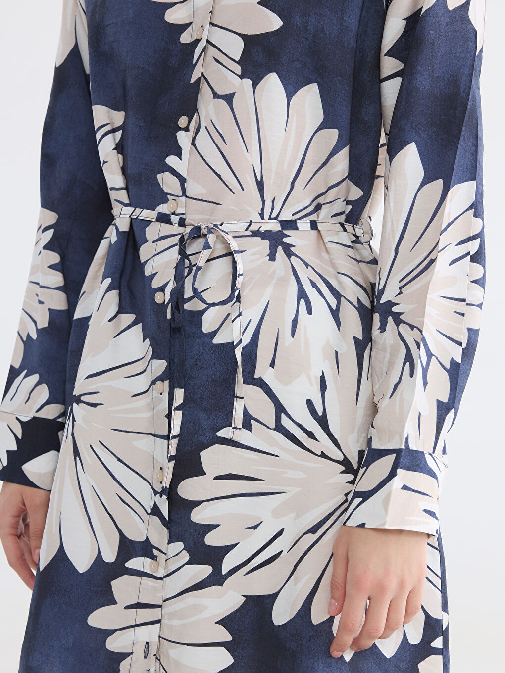 قميص تونيك نسائي مُزهر-2