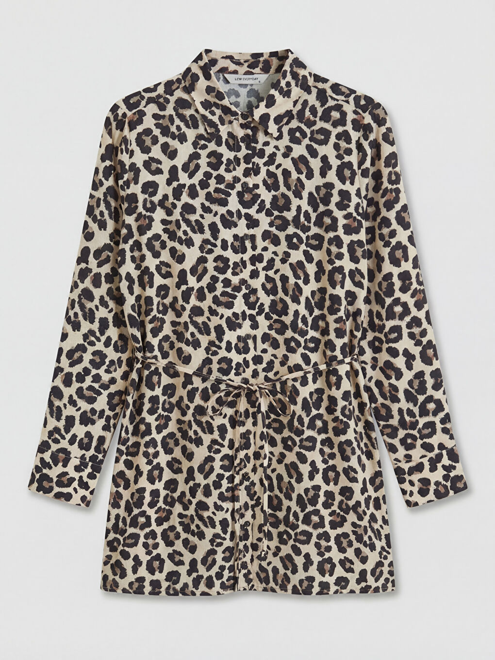 Leopard Print Women's Shirt Tunic-4