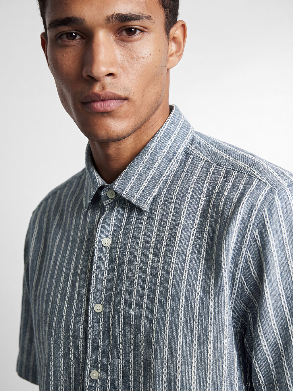 Regular Fit Striped Men's Shirt-4