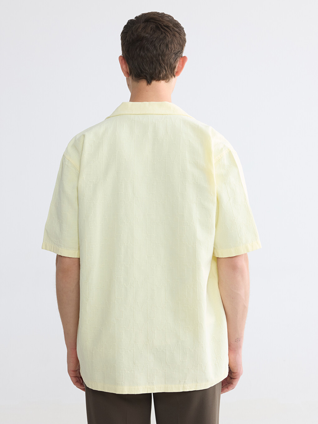Regular Fit Resort Collar Men's Shirt-5
