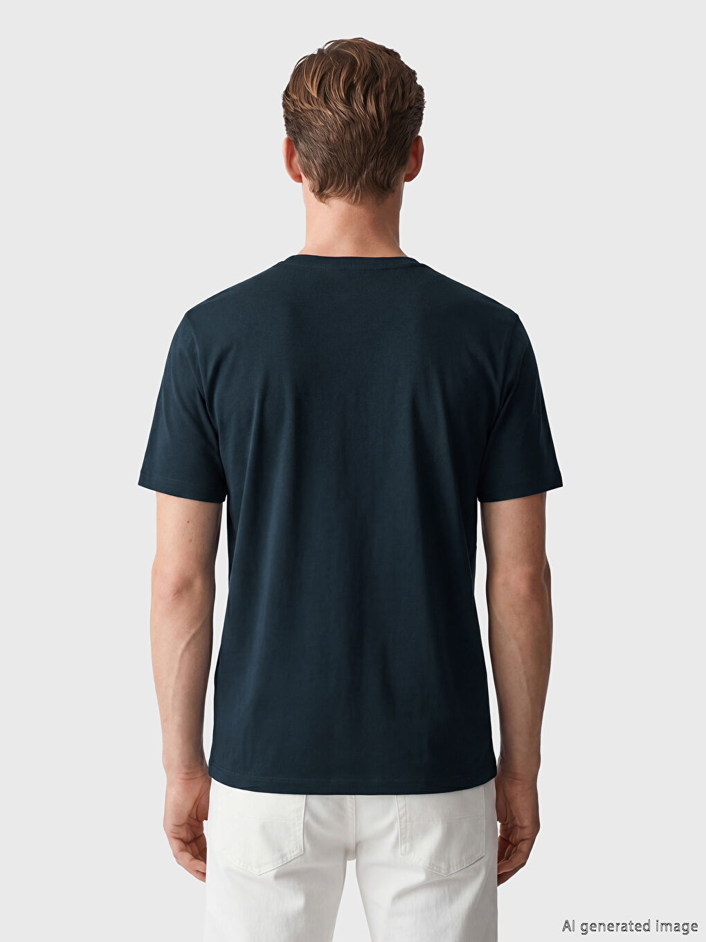 Crew Neck Printed Men's T-Shirt-3
