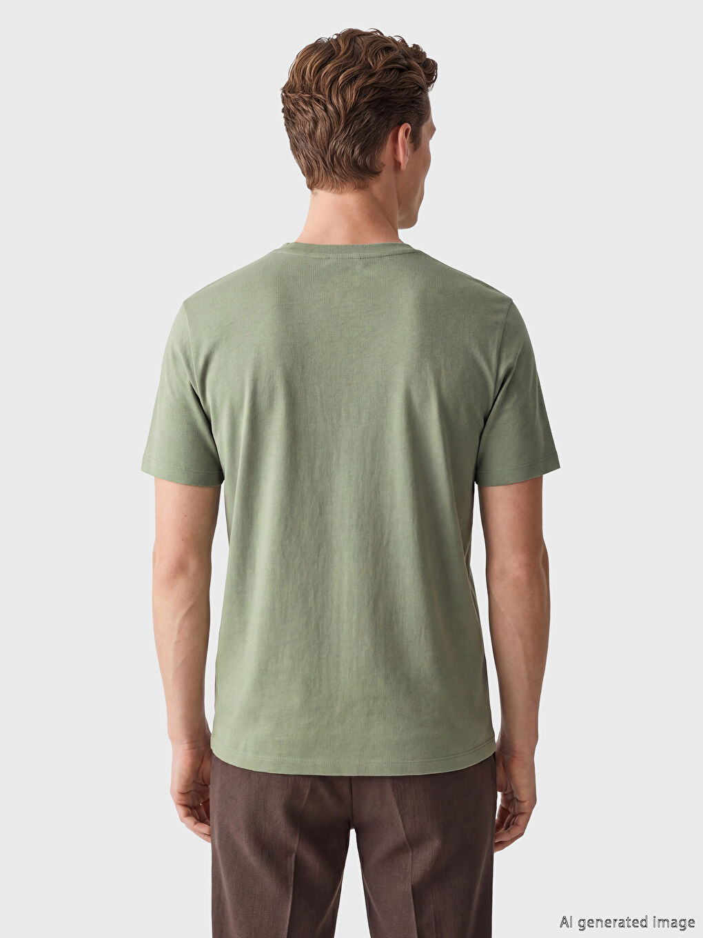 Crew Neck Printed Men's T-Shirt-3