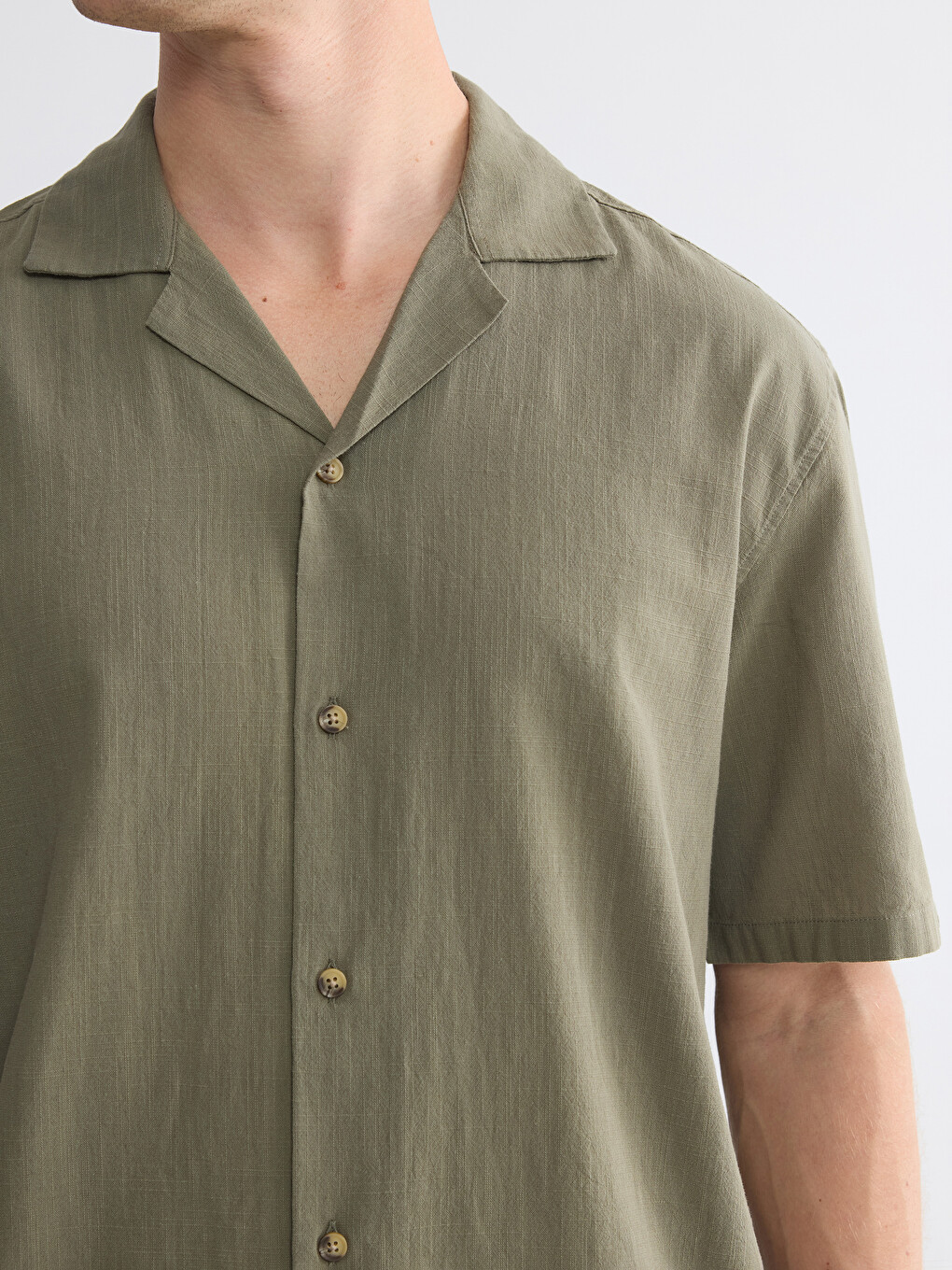 Regular Fit Crinkle Men's Shirt-4