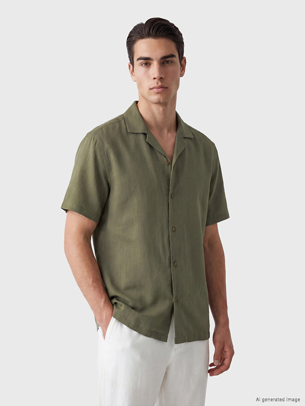 Regular Fit Crinkle Men's Shirt-1