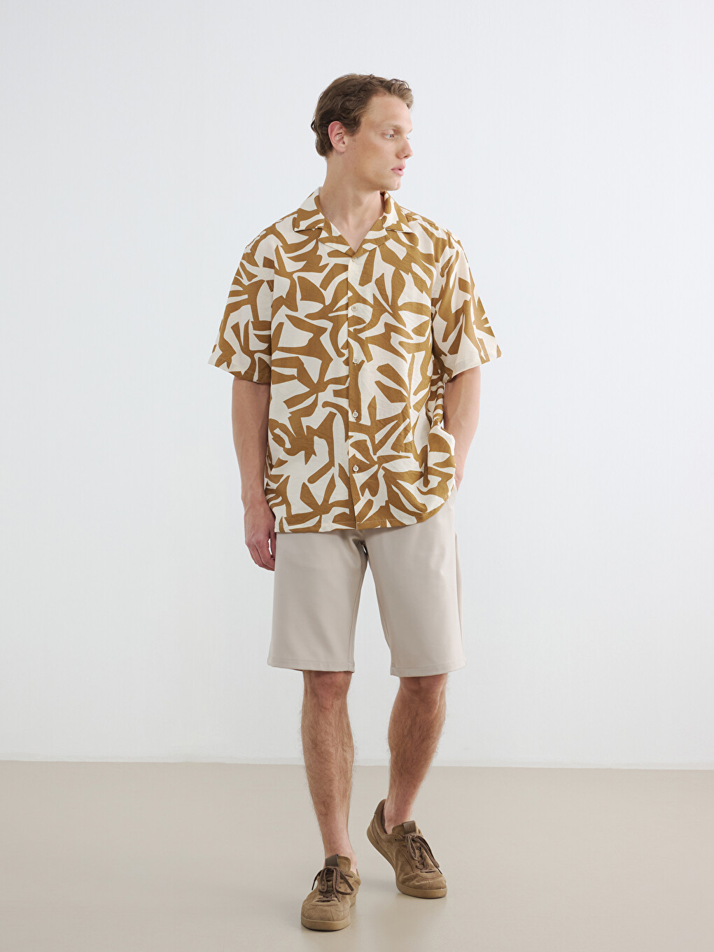 Chemise à motifs Regular Fit pour homme-1