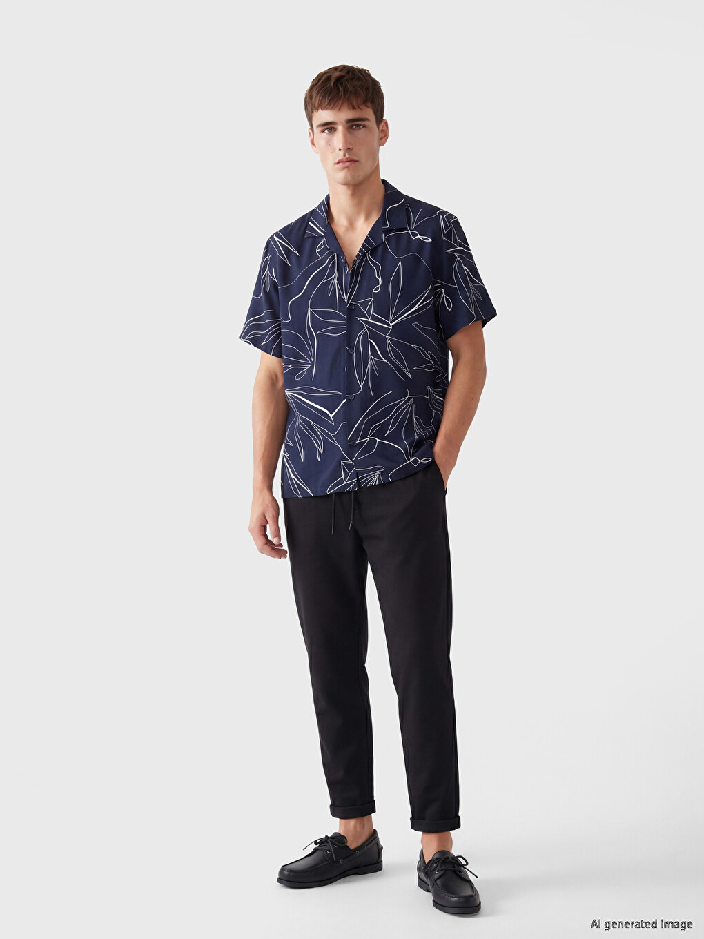 Man Indigo Shirt-1