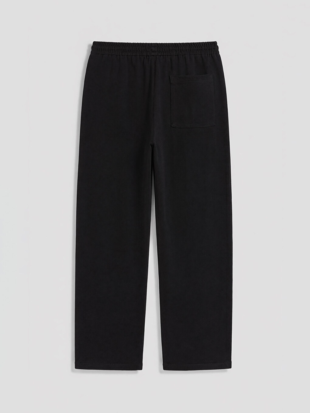 Siyah Regular Fit Armürlü Erkek Pantolon-5