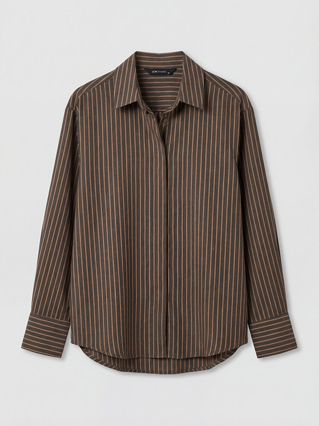 Striped Modal Blend Women's Shirt