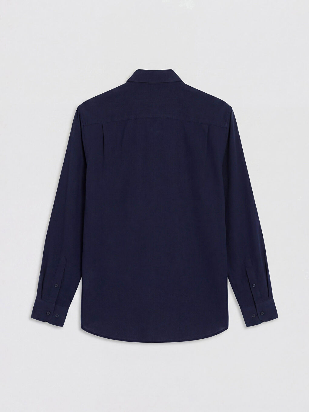 İndigo Regular Fit Armürlü Erkek Gömlek-5