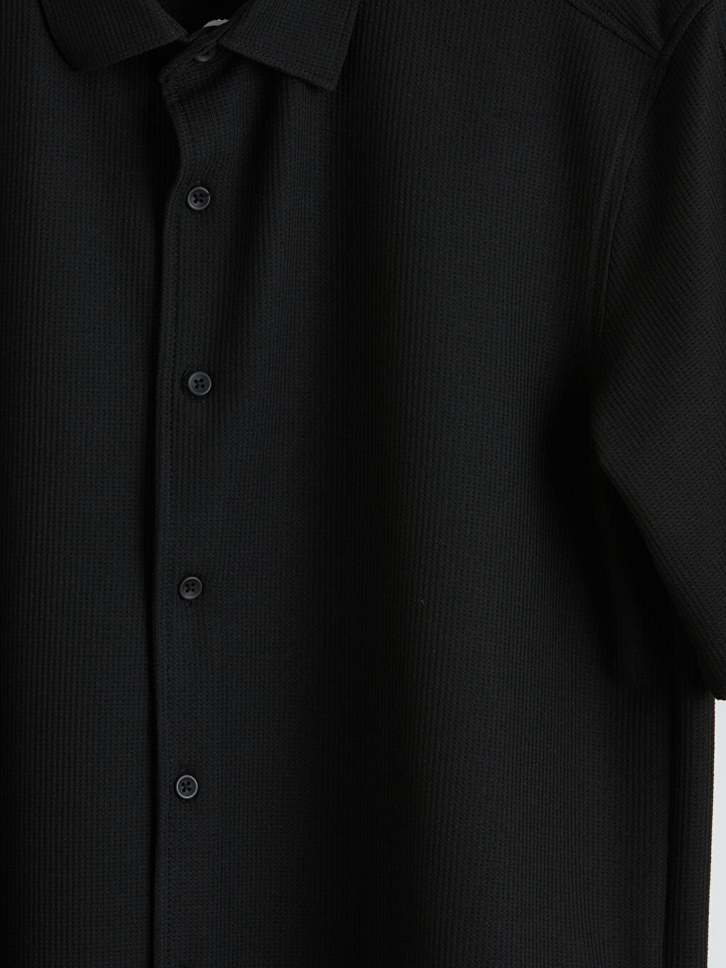 Regular Fit Men's Textured Shirt-6